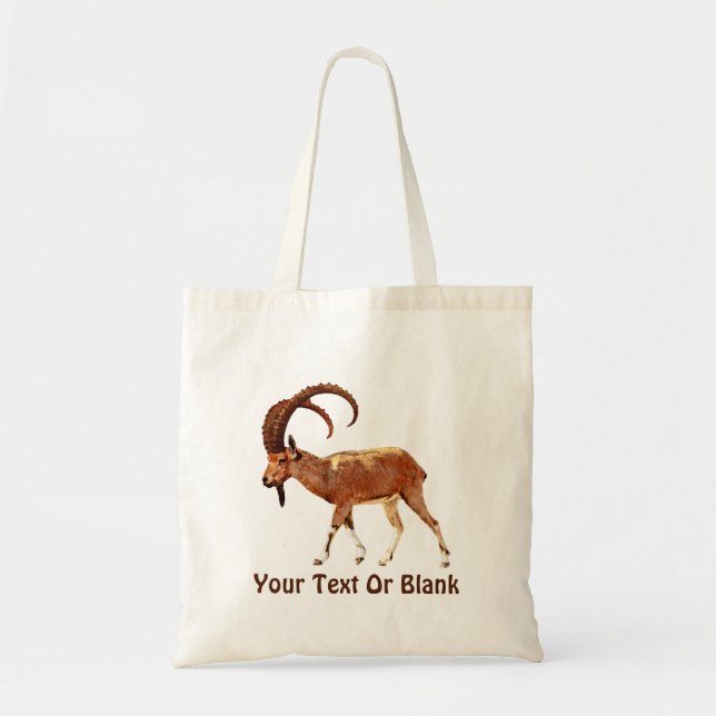 Tote Bag Nubian Ibex - Ein Gedi (Devant)