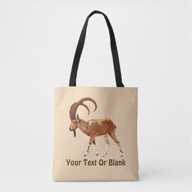 Tote Bag Nubian Ibex - Ein Gedi (Devant)