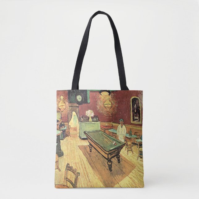 Tote Bag Nuit Café, Place Lamartine par Vincent van Gogh (Devant)