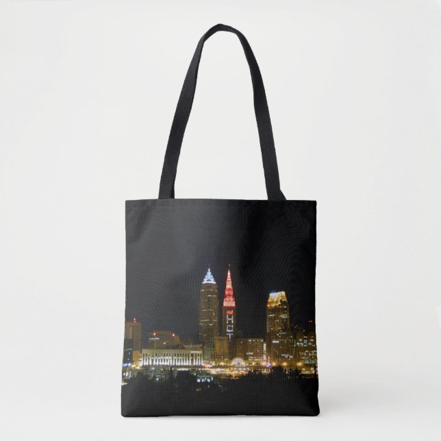 Tote Bag Nuit chaude de Cleveland imprimée (Devant)