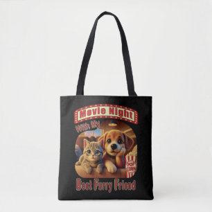Tote Bag Nuit de cinéma - Meilleur Ami de la fureur - Cute