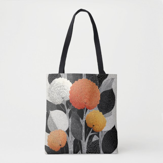 Tote Bag Nuit en Fleur sur la Planète Rouge #5 (Devant)