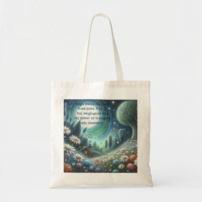 Tote Bag Nuit et devis (Devant)
