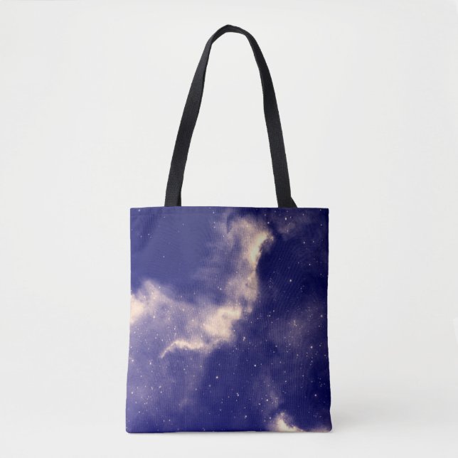 Tote Bag Nuit étoilée avec galaxie (Devant)