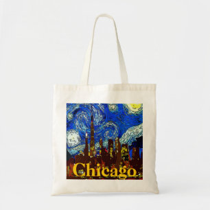 Tote Bag Nuit étoilée Chicago