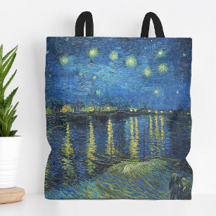 Tote Bag Nuit étoilée sur le Rhône   Vincent Van Gogh