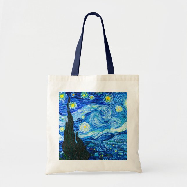Tote Bag Nuit Van Gogh Starry (Devant)