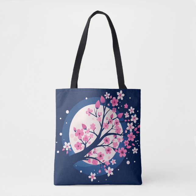 Tote Bag Nuits Cherry Blossom (Devant)