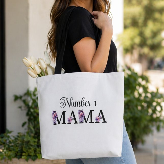 Tote Bag Numéro 1 Maman (Créateur téléchargé)