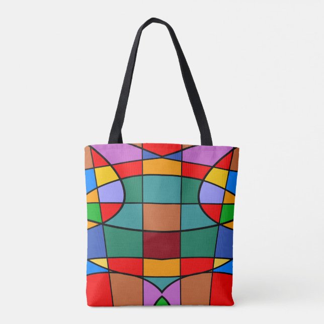 Tote Bag Numéro géométrique 774 (Dos)