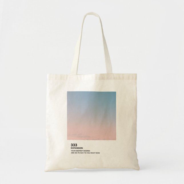 Tote Bag Numéros d'angle - Extension - 333 (Devant)