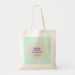 Tote Bag Numéros d'angle Numérologie 222 Alignement Motivat