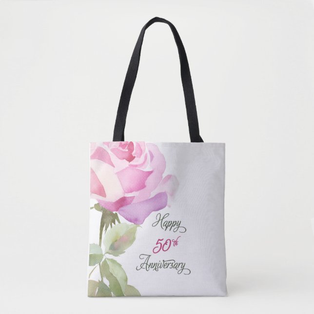 Tote Bag Nun 50th Anniversary Sister Catholic Jubilee Pink  (Devant)