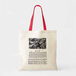 Tote Bag Nursery Rhyme Jack and Jill Bag