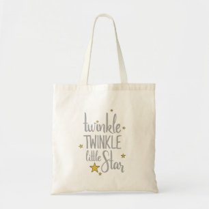 Tote Bag Nursery Rhymes Image Twinkle Twinkle Little Design