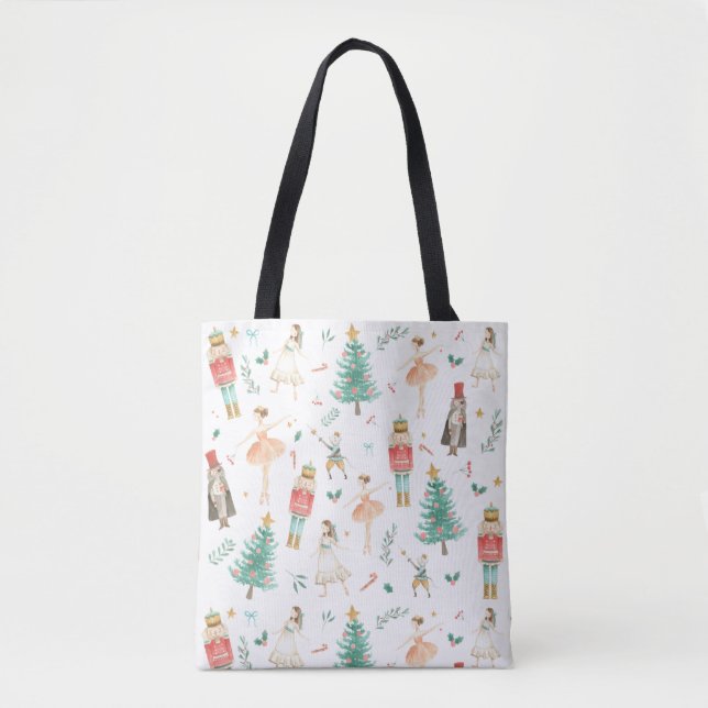 Tote Bag Nutcracker Ballet Christmas Images Tote (Devant)