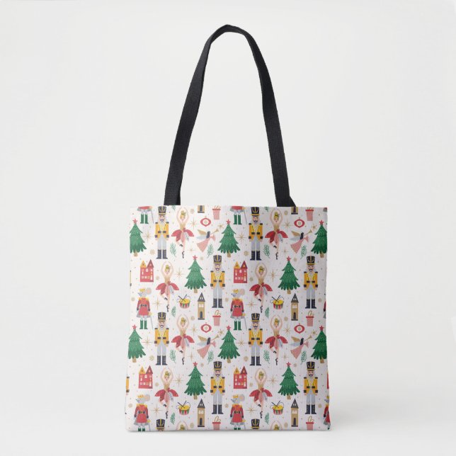 Tote Bag Nutcracker Ballet Motif de vacances (Devant)