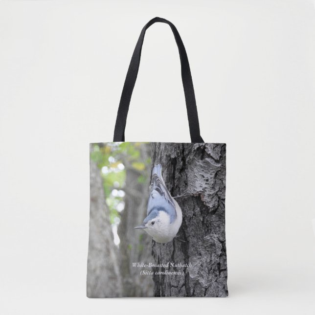 Tote Bag Nuthatch Fourre-tout à poitrine blanche  (Devant)