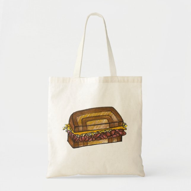 Tote Bag NYC New York City Deli Reuben Sandwich Foodie (Devant)