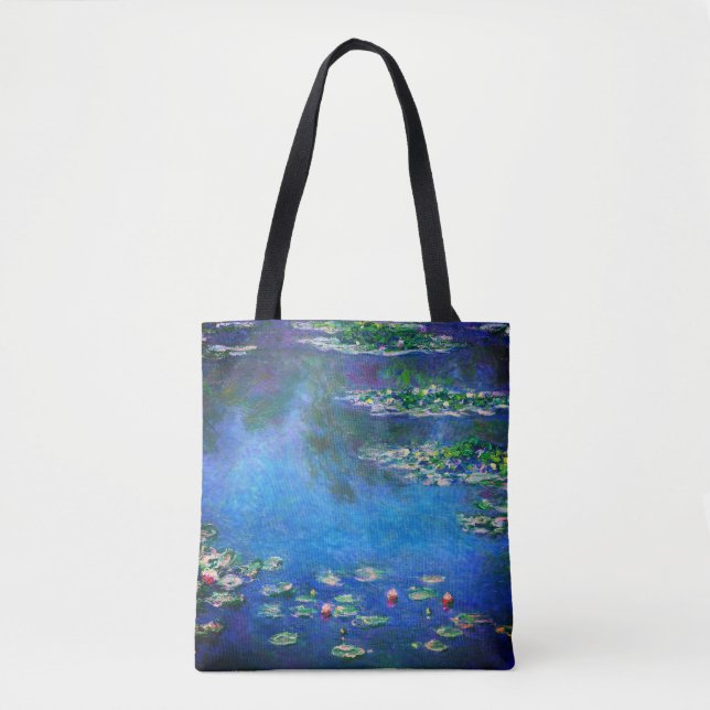 Tote Bag Nymphéas vintage par Claude Monet (Devant)