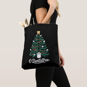 Tote Bag O Dentistree Noël Dent Dentifrice Dentiste