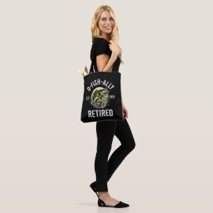 Tote Bag O-Fish-Ally Retraité Pêcheur 2026 Pêche