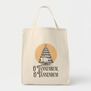 Tote Bag O Tannenbum sapin de Noël fessier blague drôle tot