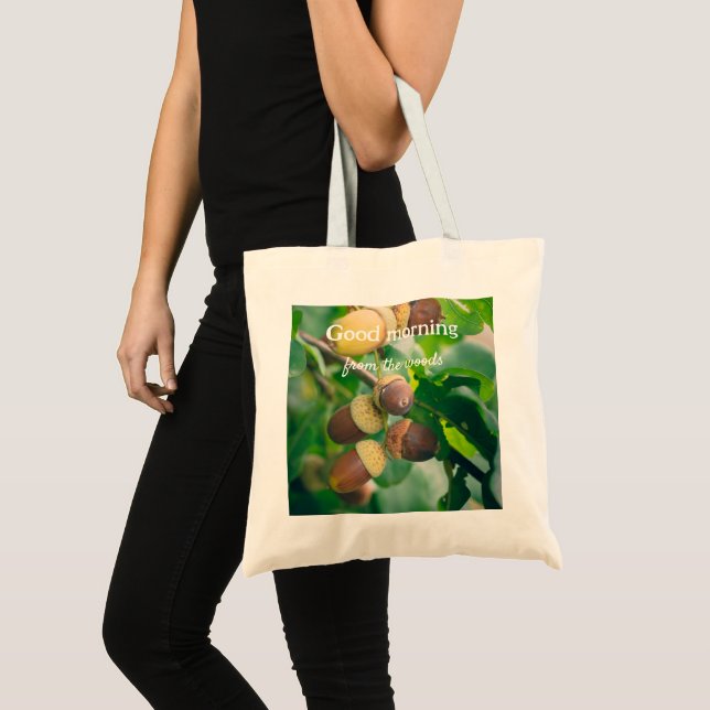 Tote Bag Oak branches with acorns (Devant (produit))