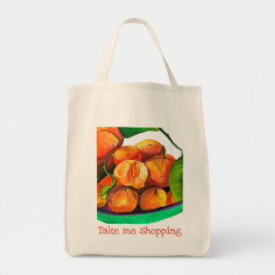 Tote Bag Oaquarelle mandarine