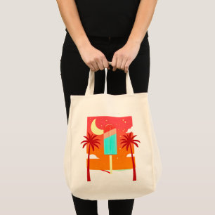 Tote Bag Oasis de glace de palme d'été étoile