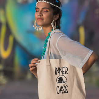 Tote Bag Oasis intérieur méditation Yoga Boho spirituel