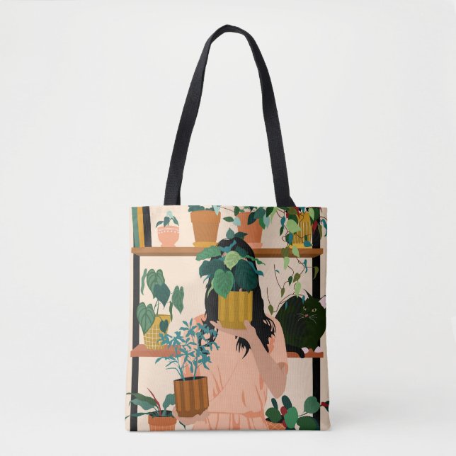 Tote Bag Oasis pointillée (Devant)