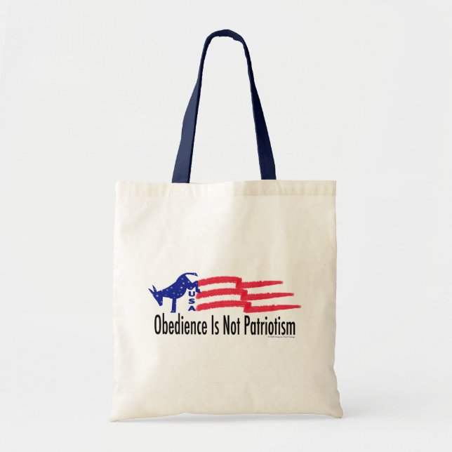 Tote Bag Obéissance patriotique (Devant)