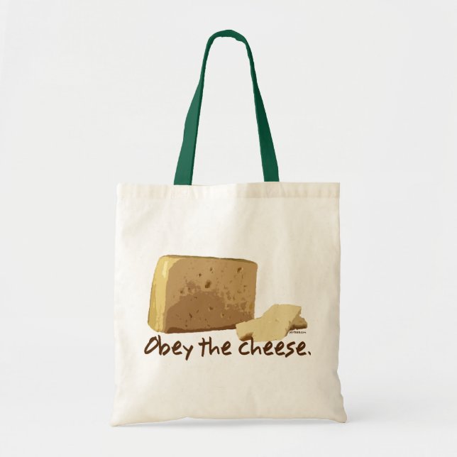 Tote Bag Obéissez le fromage (Devant)