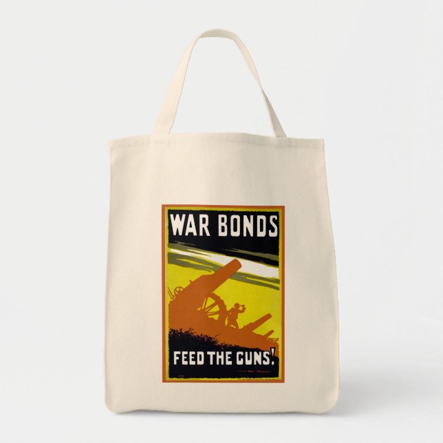 Tote Bag Obligations de guerre ~ Alimentation des armes à f (Devant)