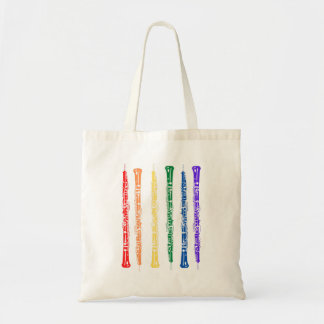 Tote Bag Oboe coloré Lecteur Oboiste Double roseau