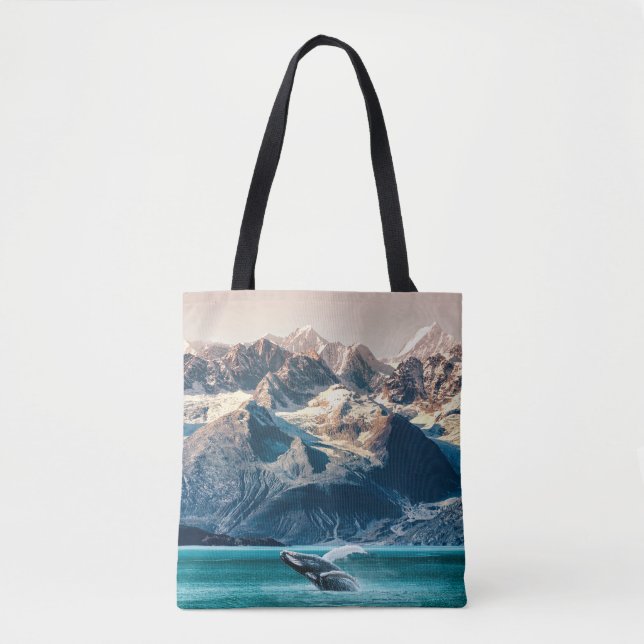 Tote Bag Observation des baleines de l'Alaska : excursion e (Devant)