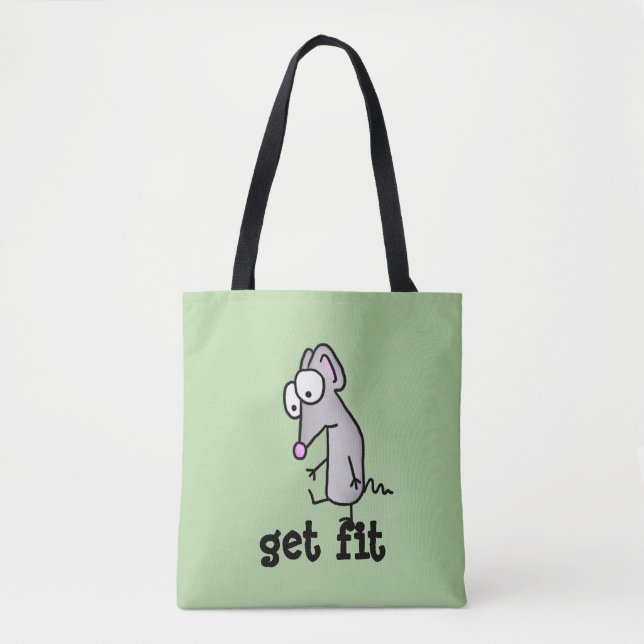 Tote Bag Obtenez la souris convenable (Devant)