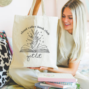 Tote Bag Obtenir Lit Floroming Livre Floral Personnalisé