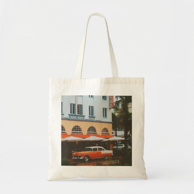 Tote Bag Ocean Drive, South Beach, Miami (Devant)
