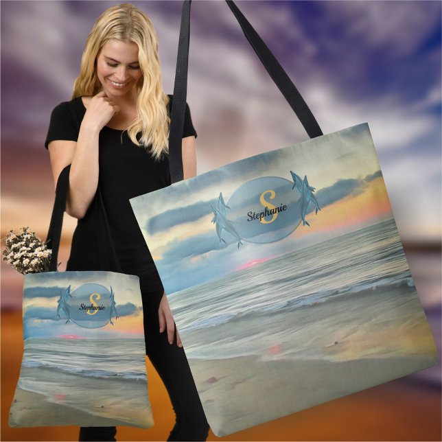 Tote Bag Ocean Sunset 0735 (Créateur téléchargé)