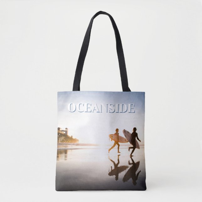Tote Bag Oceanside Beach (Devant)