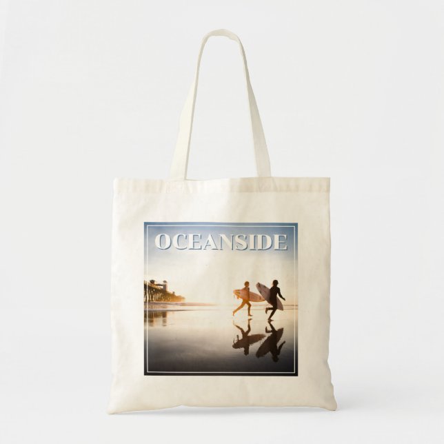 Tote Bag Oceanside Beach (Devant)