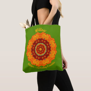 Tote Bag Octobre Mois de naissance Fleur Carrall personnali