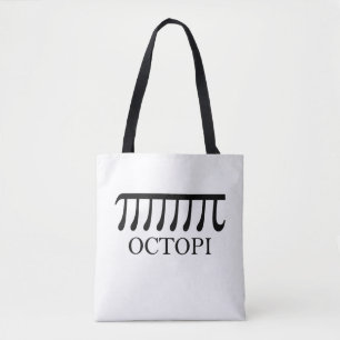 Tote Bag Octopi - Funny Pi Octopus Math