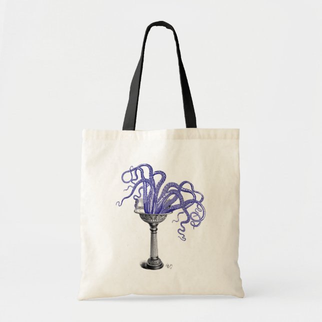 Tote Bag Octopus dans l'évier (Devant)
