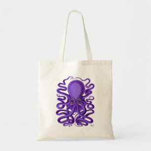 Tote Bag Octopus pourpre