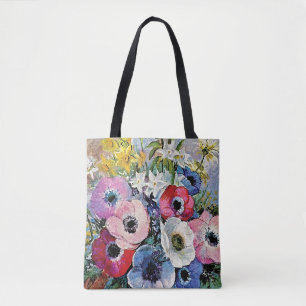 Tote Bag Odilon Redon Anémones Fleurs - Symbolisme Art Fin