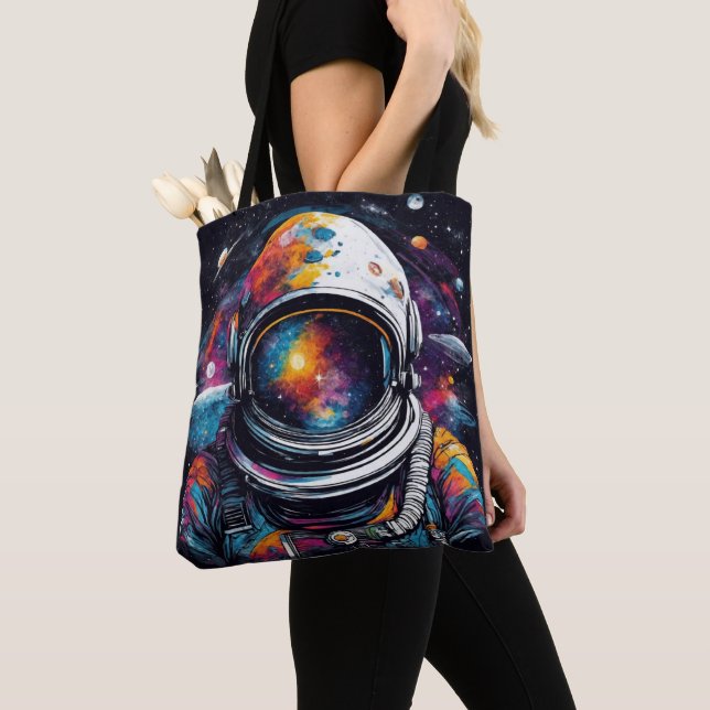 Tote Bag Odyssée cosmique - Sentez l'Univers en vous ! (De près)
