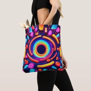 Tote Bag Odyssée Vortex Néon